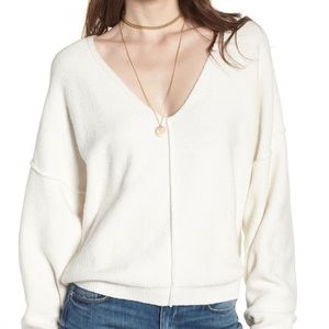 Free people take me places pullover white